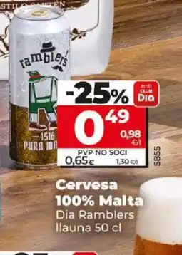 Dia Cervesa 100% Malta oferta