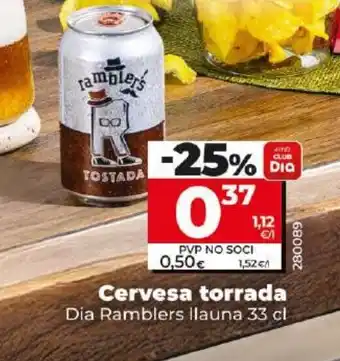 Dia Cervesa torrada oferta