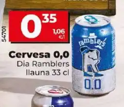 Dia Cervesa 0,0 oferta