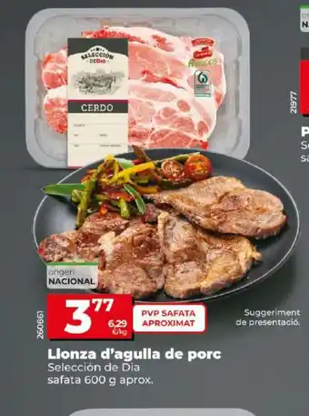 Dia Llonza d'agulla de porc oferta