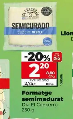 Dia Formatge semimadurat oferta