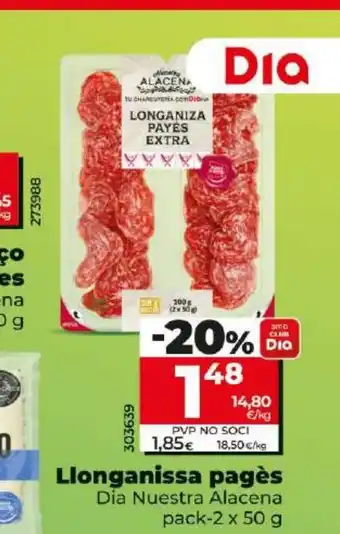 Dia Llonganissa pagès oferta