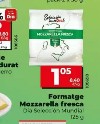 Dia Formatge Mozzarella fresca oferta