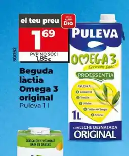 Dia PULEVA Beguda làctia Omega 3 oferta