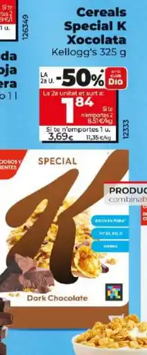 Dia KELLOGG'S Cereals Special K oferta