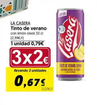 Hiper Usera La Casera Tinto de verano 33cl oferta