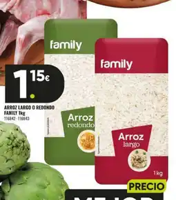 Family Cash FAMILY Arroz largo o redondo oferta