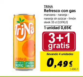 Hiper Usera Trina Refresco con gas 33cl oferta