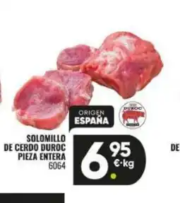 Family Cash Solomillo de cerdo duroc pieza entera oferta