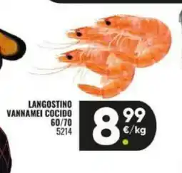 Family Cash Langostino vannamei cocido oferta