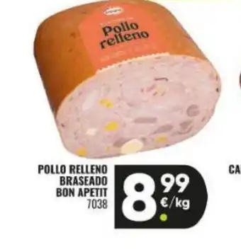 Family Cash Pollo relleno braseado oferta