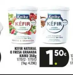 Family Cash KEFIR natural o fresa granada kaiku oferta