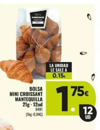 Family Cash Bolsa mini croissant mantequilla oferta