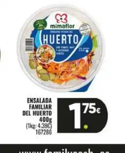 Family Cash Ensalada familiar del huerto oferta