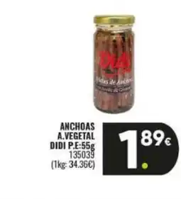 Family Cash DIDI Anchoas a.vegetal oferta