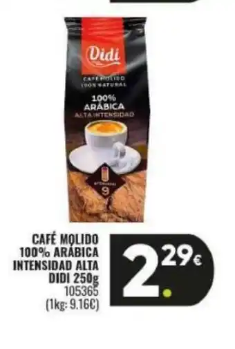 Family Cash DIDI Café molido 100% arabica intensidad alta oferta