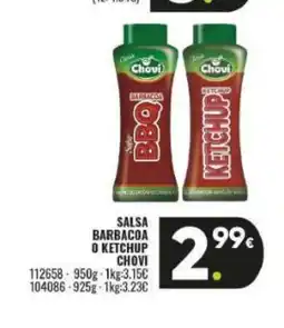 Family Cash CHOVI Salsa barbacoa o ketchup oferta