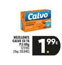 Family Cash CALVO Mejillones oferta