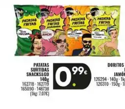 Family Cash Patatas surtidas snacks&go oferta