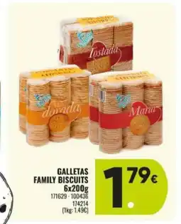 Family Cash BISCUITS Galletas family oferta