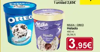 Hiper Usera Milka - Oreo Helado 480ml oferta