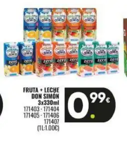 Family Cash DON SIMON Fruta + leche oferta