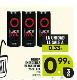 Family Cash BLACK DEVIL Bebida energética oferta