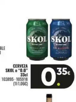 Family Cash SKOL Cerveza oferta