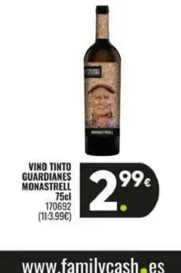 Family Cash Vino tinto guardianes monastrell oferta