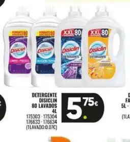 Family Cash Detergente disiclin 80 lavados oferta