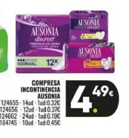 Family Cash AUSONIA Compresa incontinenciad oferta