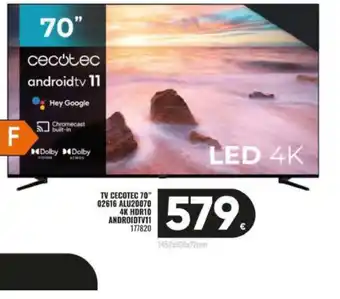 Family Cash Tv cecotec 70" 02616 ALU20070 oferta