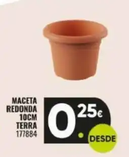 Family Cash Maceta redonda 10cm terra oferta