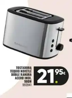 Family Cash Tostadora tequio novetlé doble ranura acero inox. oferta