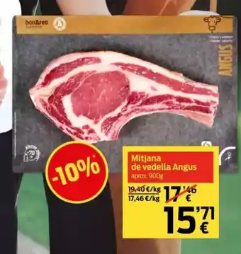 bonÀrea Mitjana de vedella Angus oferta