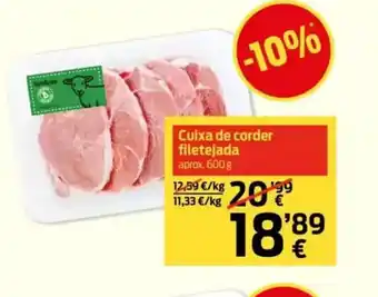 bonÀrea Cuixa de corder filetejada oferta