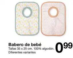 Zeeman Babero de bebé oferta