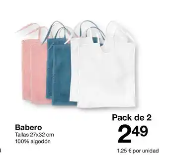 Zeeman Babero oferta