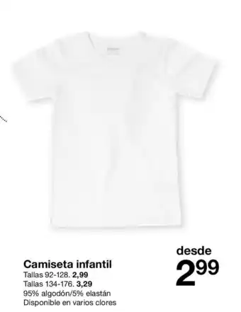 Zeeman Camiseta infantil oferta