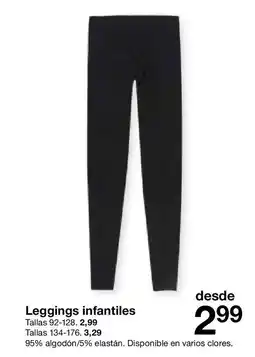 Zeeman Leggings infantiles oferta