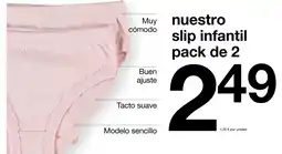 Zeeman Nuestro slip infantil oferta