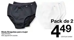 Zeeman Mady Braguitas para mujer oferta