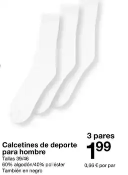 Zeeman Calcetines de deporte para hombre oferta