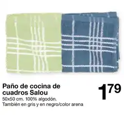 Zeeman Paño de cocina de cuadros Salou oferta