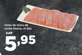 Alimerka Cinta de lomo de cerdo fresca oferta