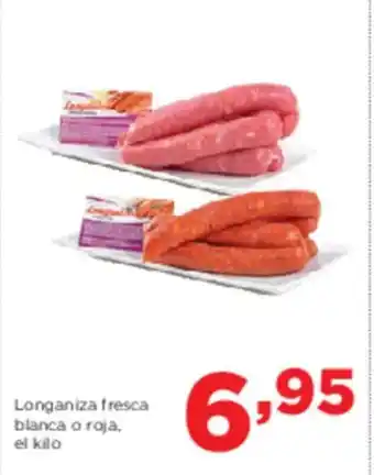 Alimerka Longaniza fresca blanca o roja oferta