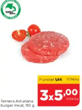 Alimerka Ternera Asturiana burger meat oferta