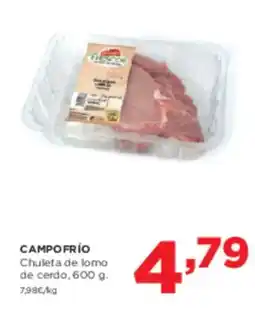 Alimerka CAMPOFRÍO Chuleta de lomo de cerdo oferta