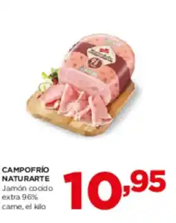 Alimerka CAMPOFRÍO NATURARTE Jamón coddo extra 96% carne oferta