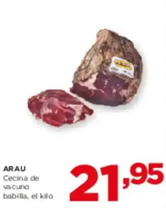 Alimerka ARAU Cecina de va cuno babilla, oferta